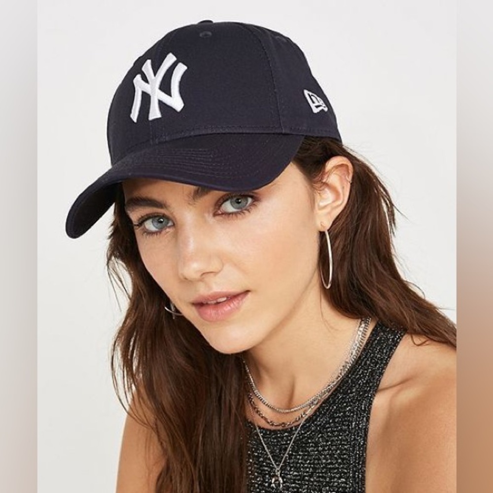 New Era Navy Cap with White Emblem